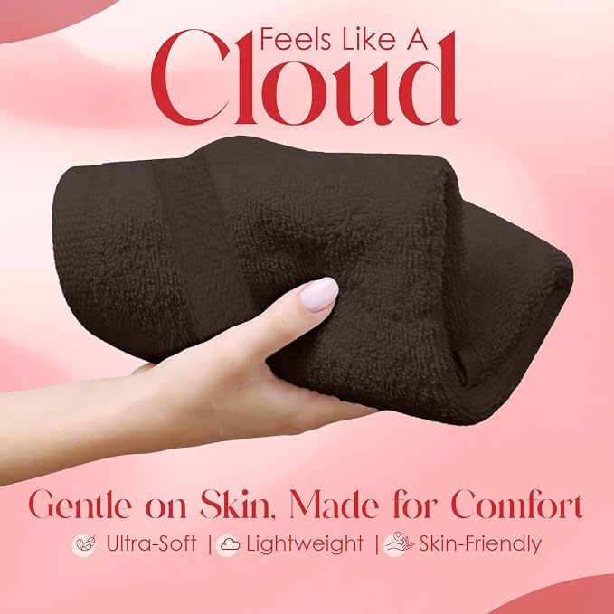 RIVERSIDE 12 Pack Premium 100% Cotton Face Washcloths, 550 GSM, 12 x 12 Inches - Image 4