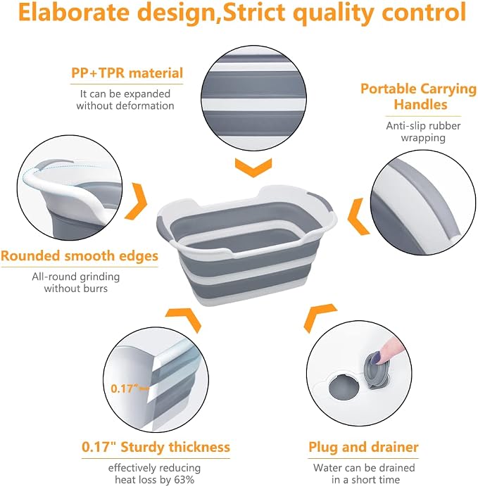Multipurpose Collapsible Pet Bathtub - Image 3
