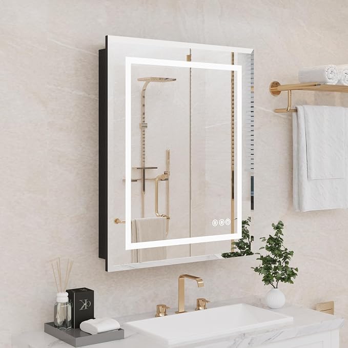 Medicine Cabinet, LED Mirror Cabinet by GUIQIYANG