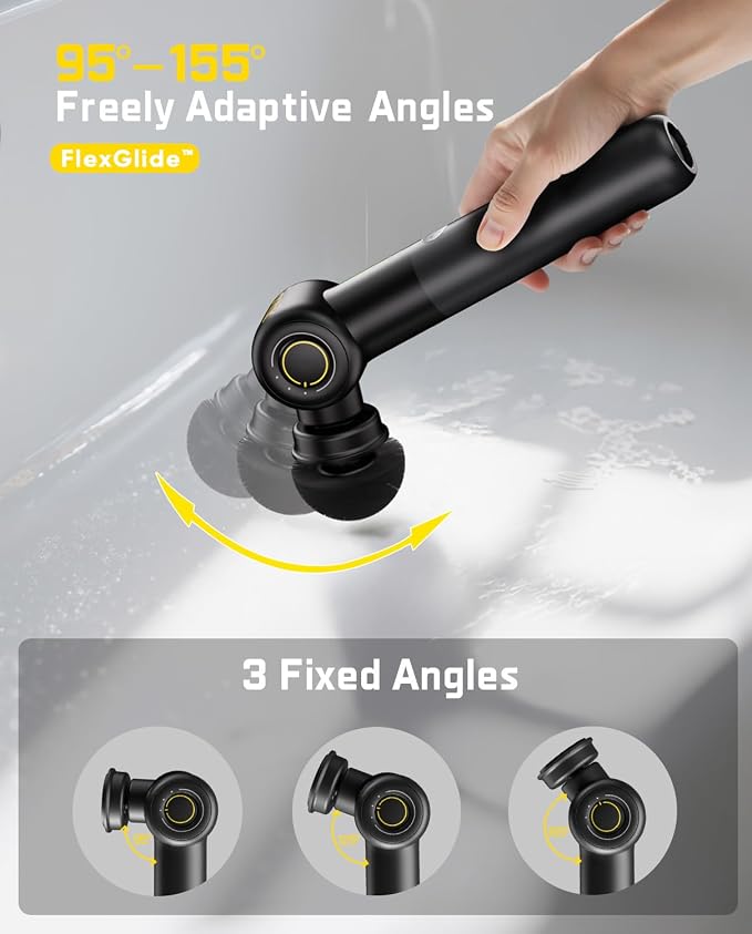 Fanttik Flip G9 Pro Electric Scrubber, VoltiPulse Motor, Dual-Speed Cleaner - Image 4