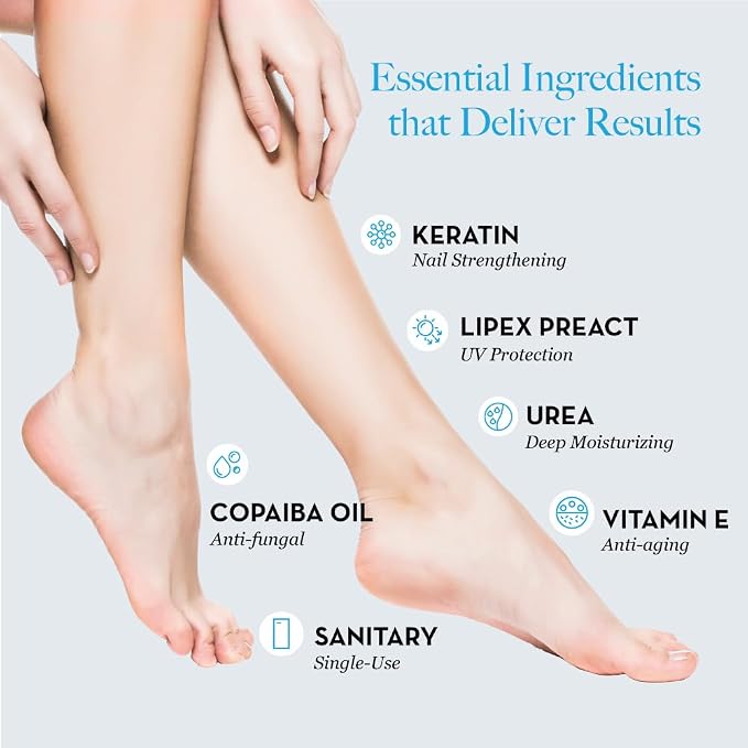 Bodipure All-In-1 Moisturizing Foot Mask, Keratin & Vitamin E Foot Mask - Image 3