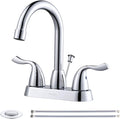 ARCORA 2 Handle Bathroom Faucet Chrome, 4 Inch Centerset Bathroom Faucet by ARCORA