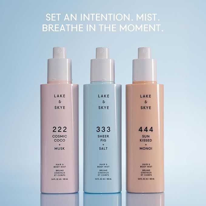 Lake & Skye 444 Sunkissed + Monoi Hair & Body Mist 3.4 FL OZ, Sandalwood - Image 7