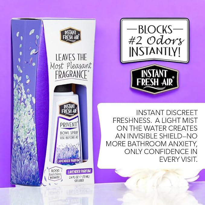 Signature PRIVENTI Toilet Spray, Lavender Parfum Bathroom Spray - Image 3
