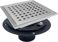 6 Inch Square Shower Drain by KOOTTI