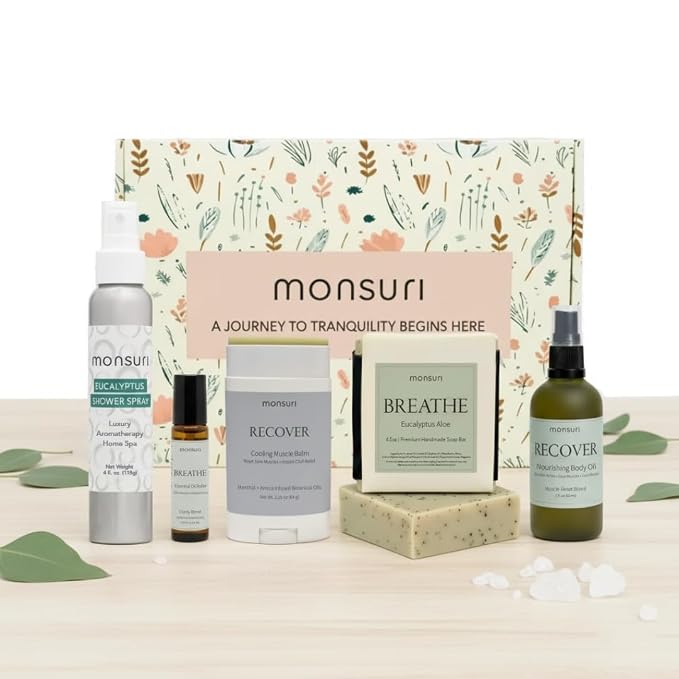 Get Well Soon Gift Baskets for Women Self Care | 5-Piece Get Well Gifts for by Monsuri