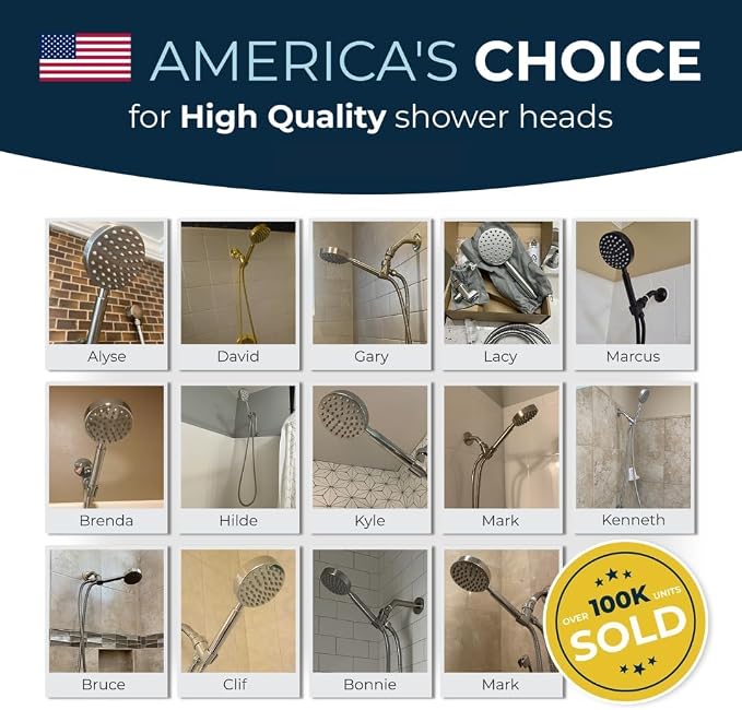 HammerHead Showers Solid Metal Two Handle Shower Valve and Trim Kit Matte Black - Image 7