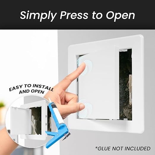 Repa Market 8 x10 Access Panel for Drywall and Ceiling – White ABS Plastic Door - Image 3