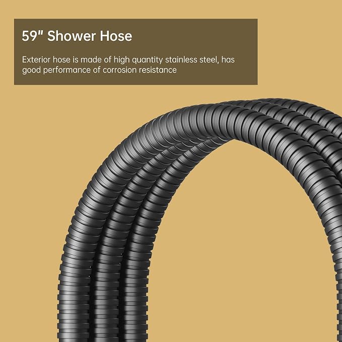 BESy Tub Filler Freestanding Bathtub Faucet Matte Black Floor Mount Tub Faucet - Image 8