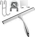 12'' Light Weight Stainless Steel Shower Squeegee by Unknown