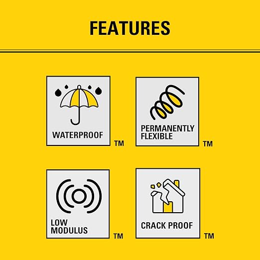 Stanley S421 All-Purpose RTV Silicone Sealant – 100% Waterproof Black Caulk | - Image 3