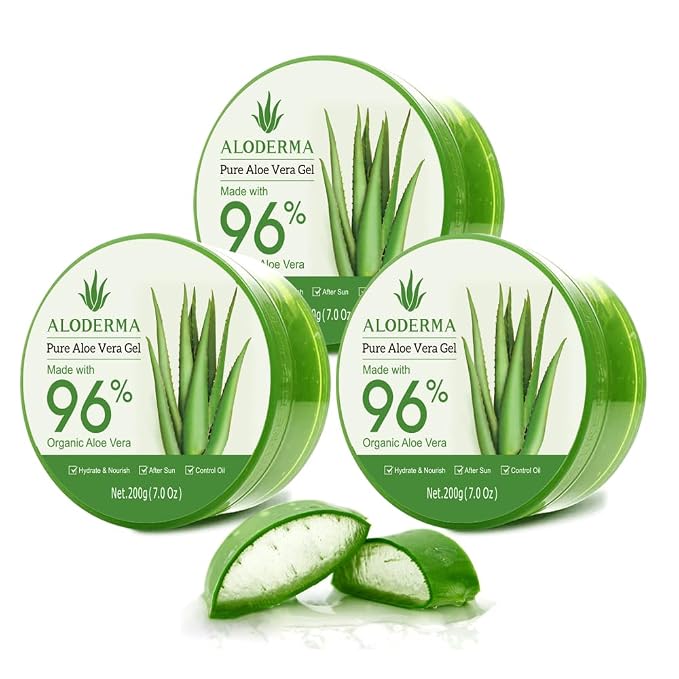 Aloderma Organic Aloe Vera Gel for Face Made within 12 Hours of Harvest by ALODERMA