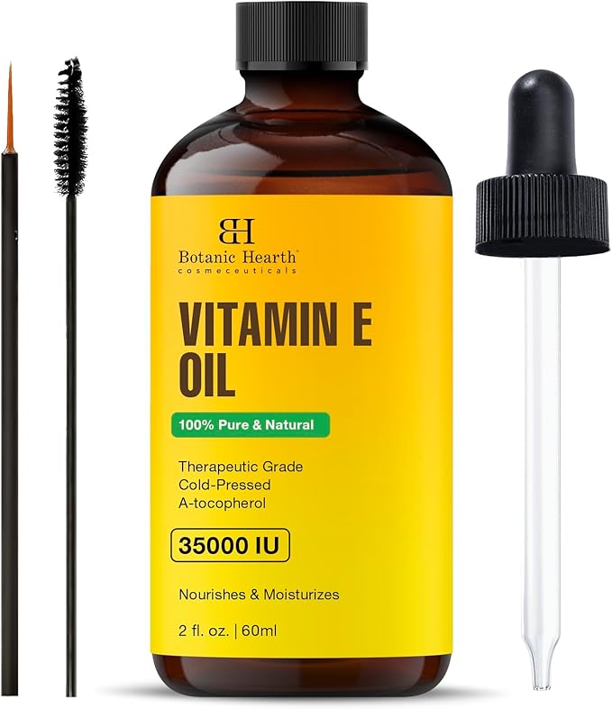 Botanic Hearth Vitamin E Oil | 100% Pure and Natural Oil by BestHairCareProducts