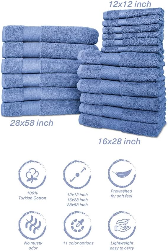 Hencely 18-Piece Bath Towel Set - Image 5