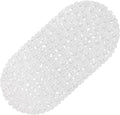 WELTRXE Pebbles Bath Mat Clear Non-Slip Bathtub Mat by WELTRXE