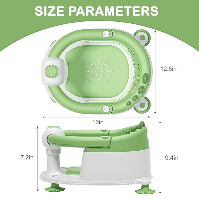 TPN Baby Bath Seat for Babies 6 Months & Up, Non-Slip Toddler Bath Seat - Image 8