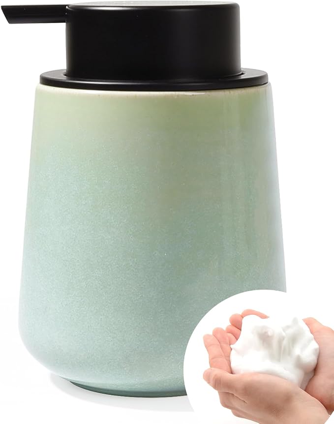 BosilunLife Foam Hand Soap Dispenser - 12 oz Bathroom Lotion Hand Pump by BosilunLife