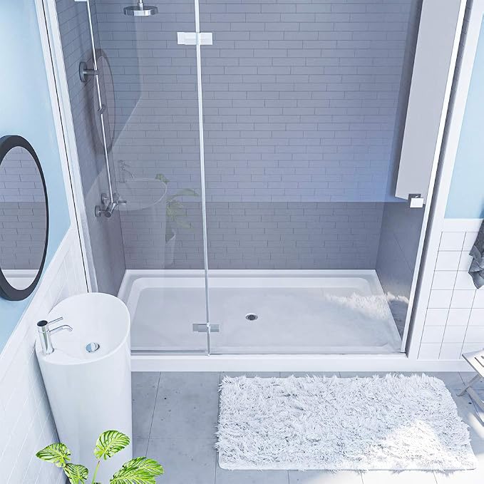 Westbrass SP6036WP-07 60" x 36" 3-Wall Shower Pan - Image 6