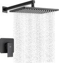 POP SANITARYWARE Matte Black Shower Faucet Set, Bathroom Rainfall Shower System by POPSANITARYWARE