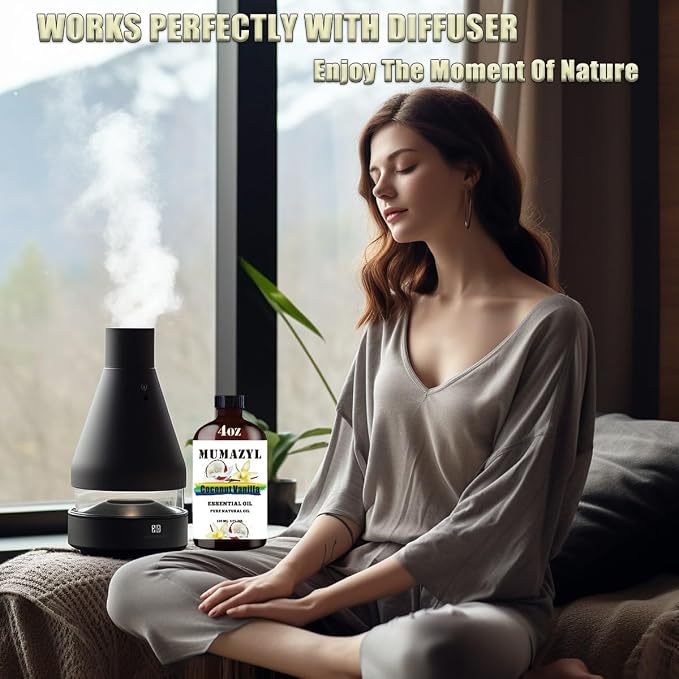Coconut Vanilla Essential Oil, Coconut Vanilla Oil 4 Fl Oz 120ML - Image 3