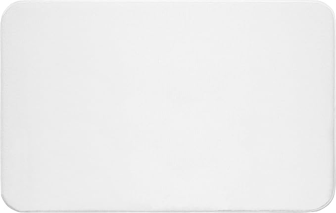 American Soft Linen 21x32 Fluffy Foamed Slip Reducer Bath Rug, Machine Washable - Image 7