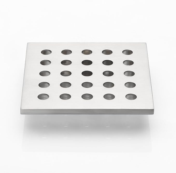 3.75 Inch Square Shower Drain Cover 95MM Floor Drain Grate - Image 2