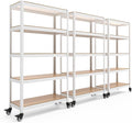 HOMEDANT House 5-Tier Metal Rolling Cart Shelf Rack Casters Heavy Duty by TheBestOrganizingSolution
