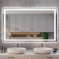 ISKM 50'' x 36' LED Mirror for Bathroom Lighted Vanity Mirror for Wall Front by ISKM-IStillKeepMovin