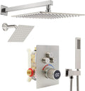 Digital Display Dual Head Shower system Rain Shower System Shower Wall Mount 10 by Backnets