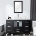 LUCKWIND 48" Bathroom Vanity Sink Combo, 24-inch Main Cabniet by LUCKWIND