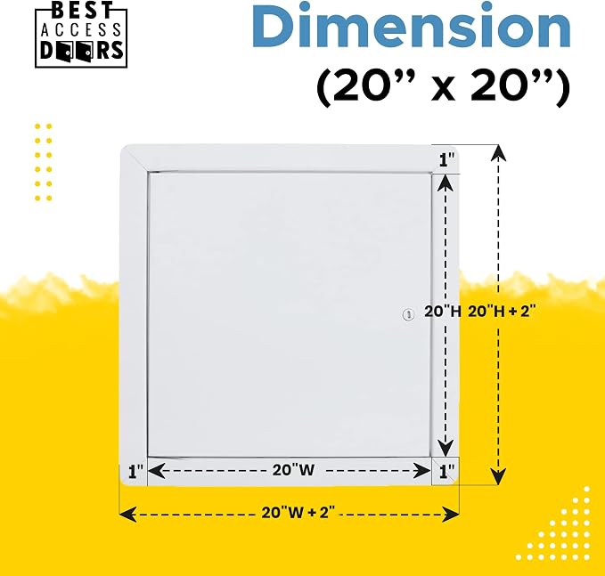 Best 20" x 20" Universal Access Panel – Flush Steel Door - Image 2