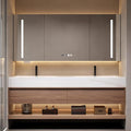 Luxury Bathroom Vanities, Defogging LED Lighted Mirror, Bathroom Cabinet by NAIROLET
