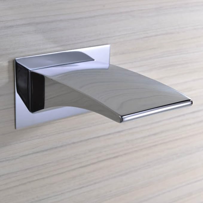 SUMERAIN Wall Mount Tub Faucets, Waterfall Tub Filler Spout - Image 5