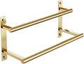 KOKOSIRI 16 Inch Bathroom Towel Racks Double Towel Bar Bath Towel Holder Towel by KOKOSIRI