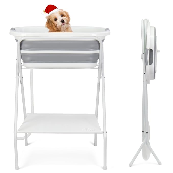 Beberoad 2 in 1 Dog Bath Tub Dog Washing Station by BeberoadPets