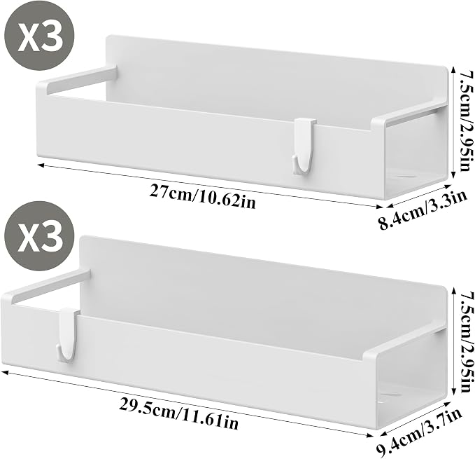 6 Pack Magnetic Spice Rack Organizer - Image 8