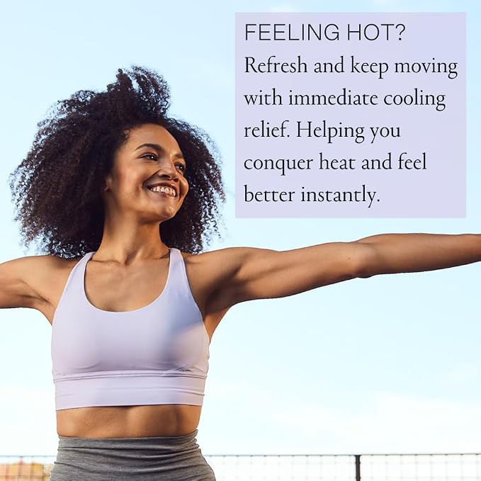 Cooling Body Spray with Menthol and Aromatherapy Lavender Vanilla Scent to help - Image 3