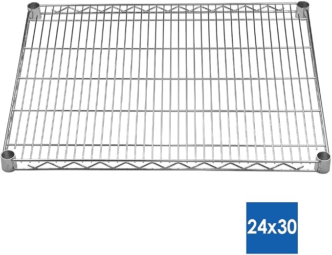 Shelving Inc. 24" d x 30" w x 64" h Chrome Wire Shelving - Image 2