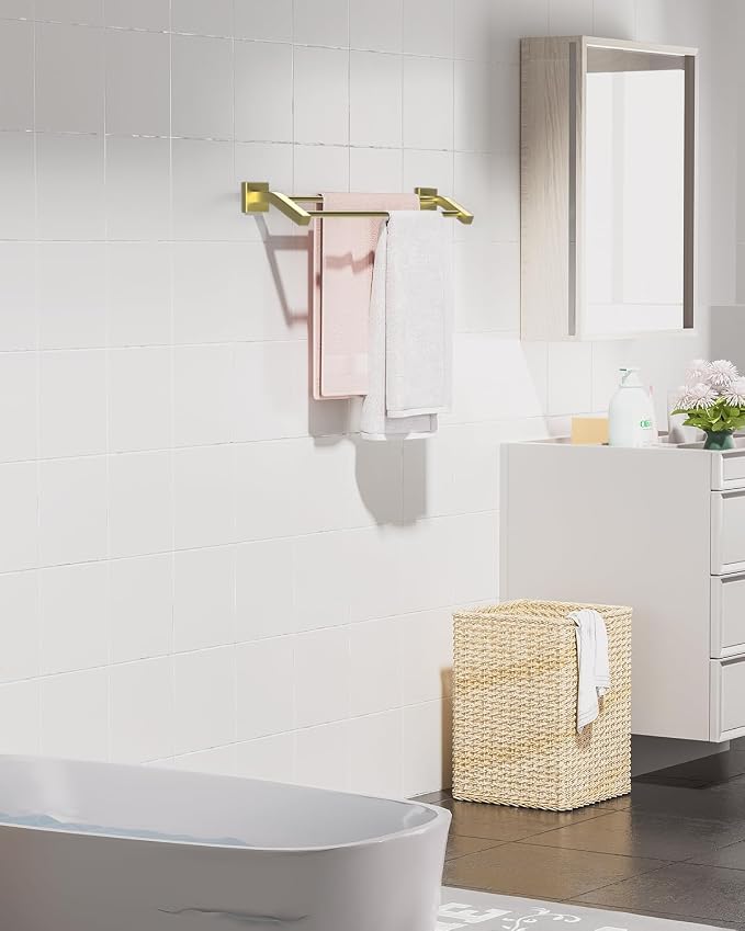 Alise Double Bath Towel Bars Towel Racks - Image 3