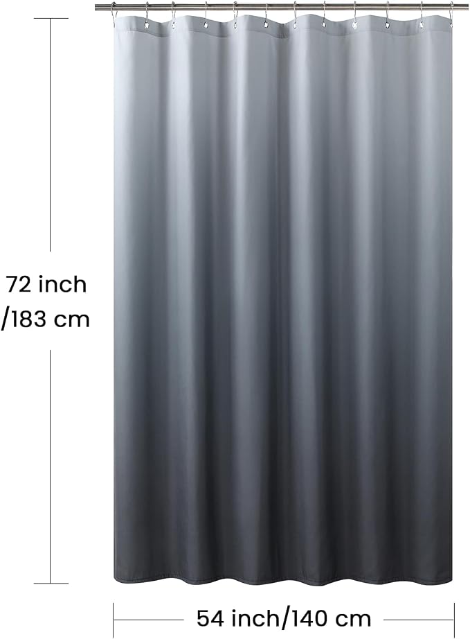 Stall Fabric Shower Curtain, Modern Bathroom Small Curtains - Image 6