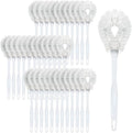LOLA Toilet Bowl Brush w/Curved Head, 36 Pack, Coated Wire, Durable Poly by LolaProducts