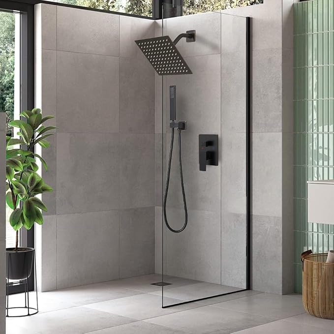 Oil Rubbed Bronze rain Shower Faucet Set Shower System 8 Inches Square Shower - Image 2