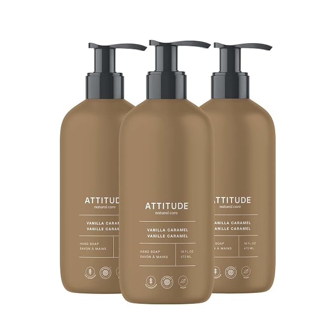 ATTITUDE Limited Edition Liquid Hand Soap, EWG Verified, Plant and Mineral-Based by ATTITUDE
