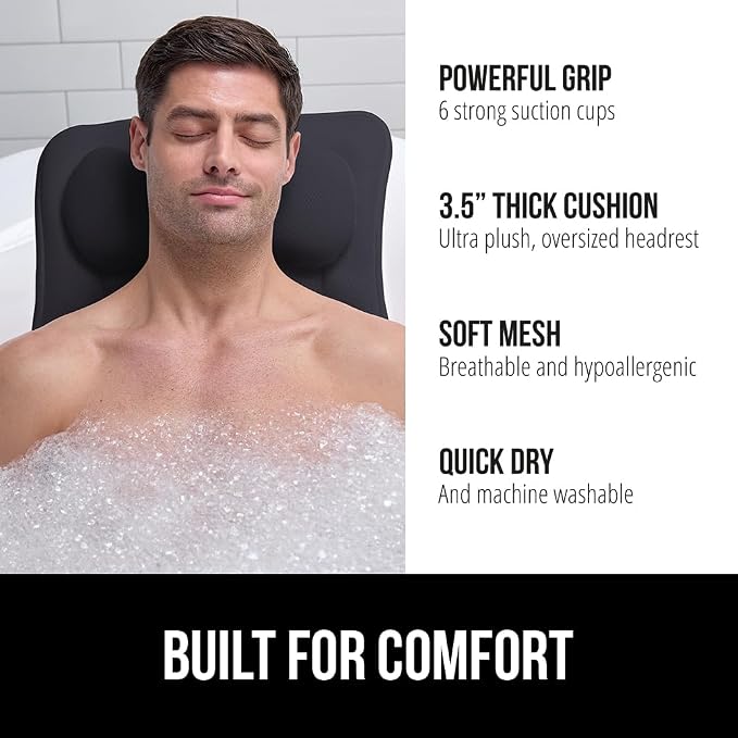 GORILLA GRIP Bath Pillow for Tub - Image 2