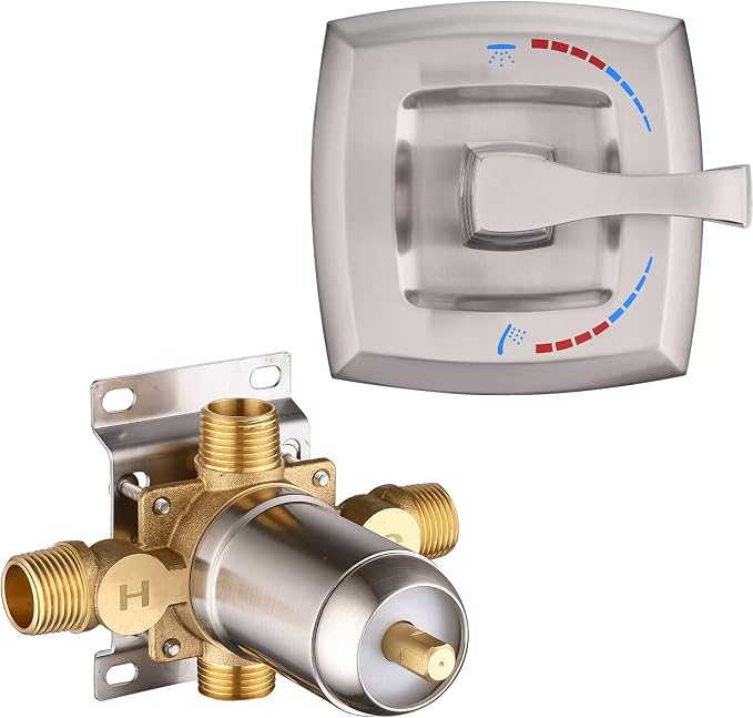 2 Way Shower Diverter Mixing Valve, Dual-Function Pressure Balance Shower - Image 9