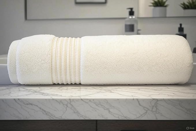 Milara Turkish Luxurious Extra Large Cotton Bath Sheet | Premium Bath Sheet - Image 8