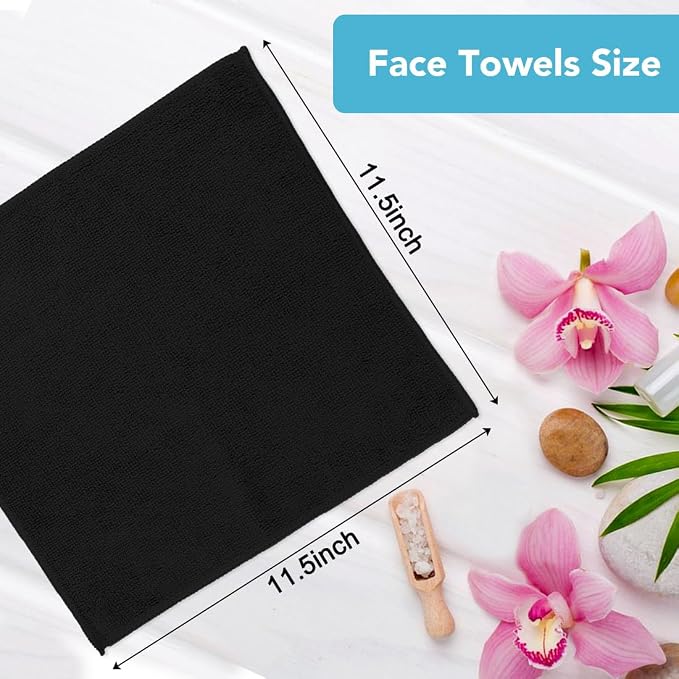Orighty Washcloths Towels Set 20 Pack, Highly Absorbent and Soft Feel - Image 5