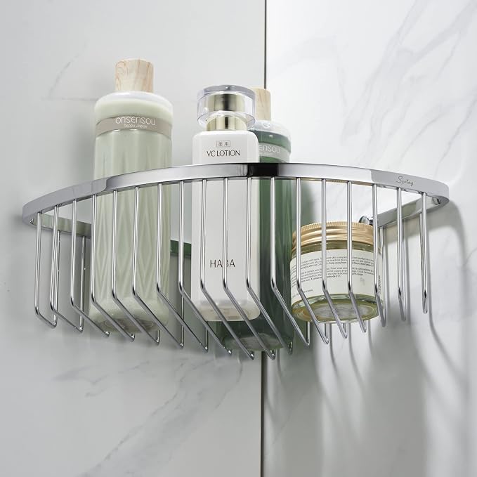 Corner Shower Caddy Organizer, SUS304 Stainless Steel Heavy Duty Rust-Proof by Segistan