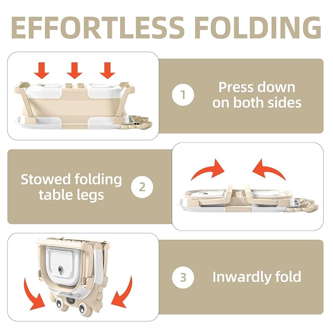 Collapsible Baby Bathtub for Infants to Toddler - Image 5