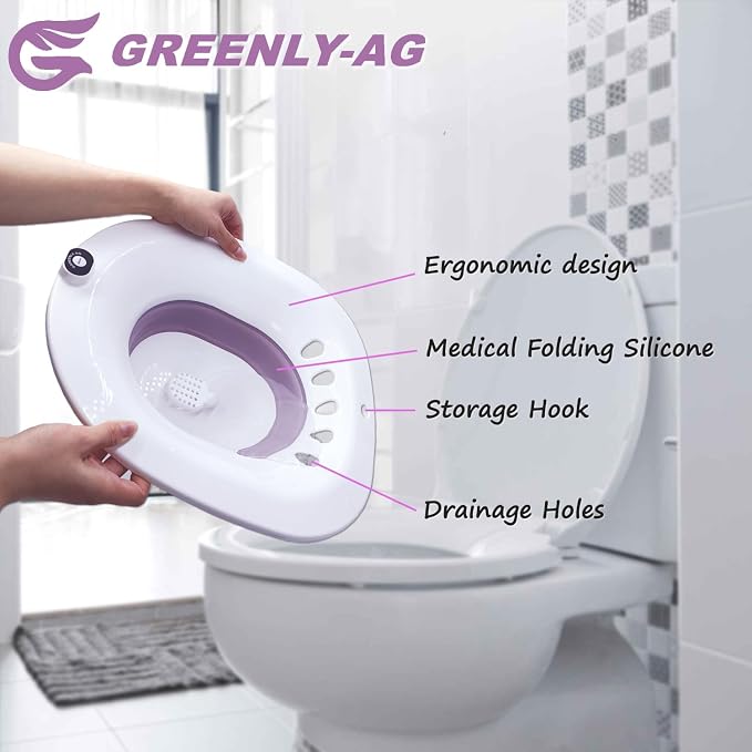 Sitz Bath, Sitz Bath for Toilet, Electric Sitz Bath for Hemorrhoids Men and - Image 6